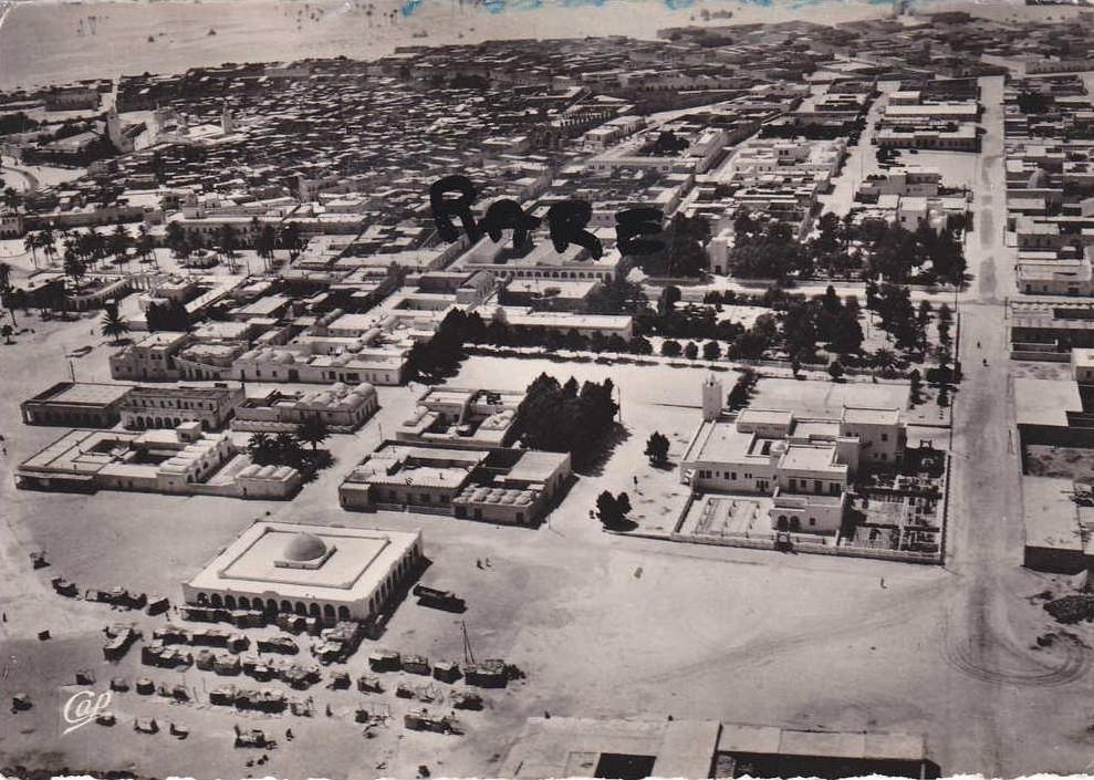 ALGERIE,AFRIQUE,ALGERIA,v ue  trés belle pris d´un avion,TOUGGOURT,OUARGLA,O ASIS,SAHARA,rare