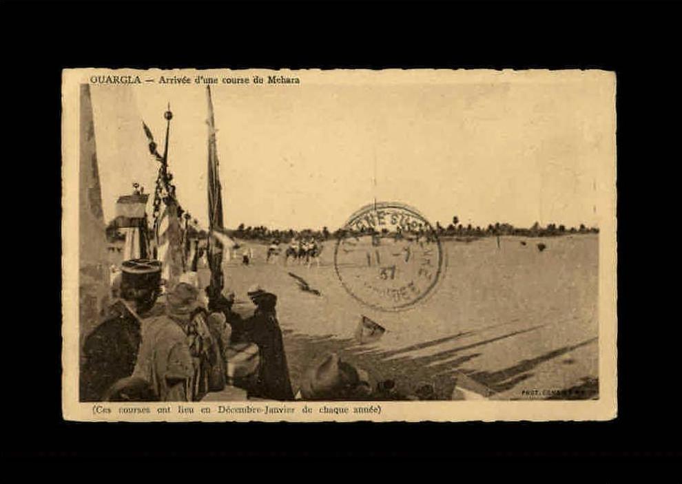 ALGERIE - OUARGLA - Arrivée d'une course de Mehara
