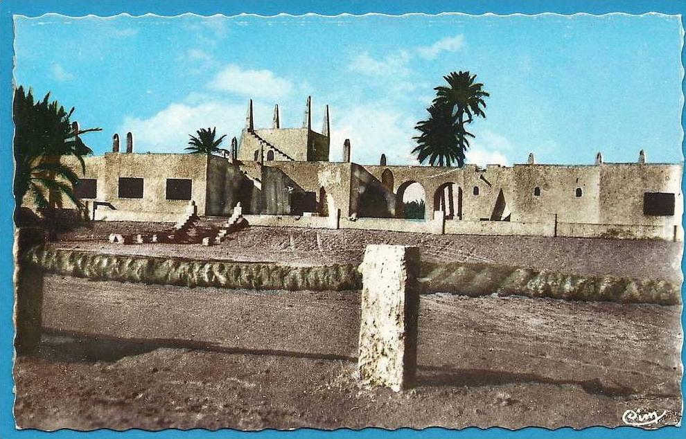 CARTE POSTALE OUARGLA OASIS 102 HOTEL TRANSATLANTIQUE . CIM . JANSOL .