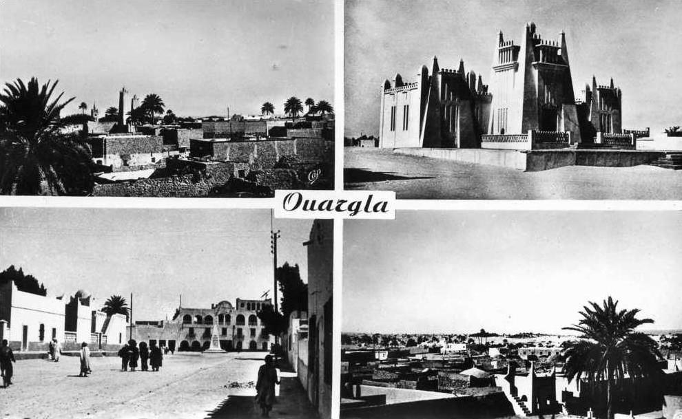 OUARGLA....5 VUES ...CPSM  PETIT FORMAT