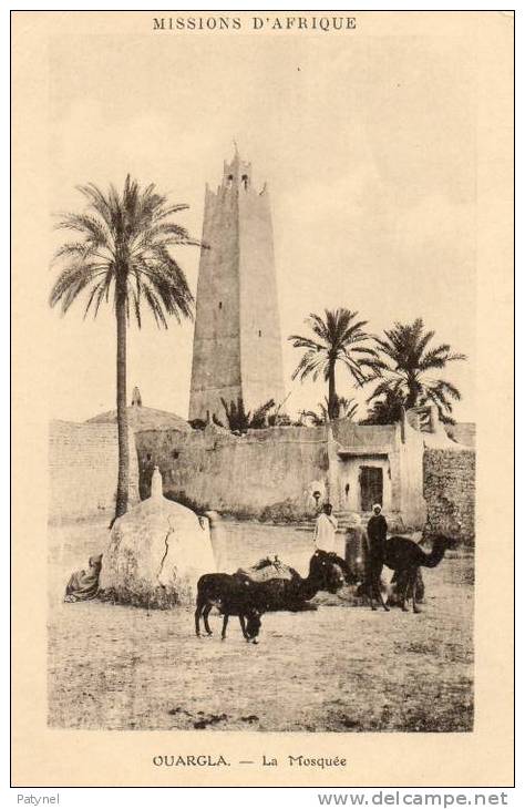 Cpa  *  ALGERIE  *  OUARGLA  *  La Mosquée  *