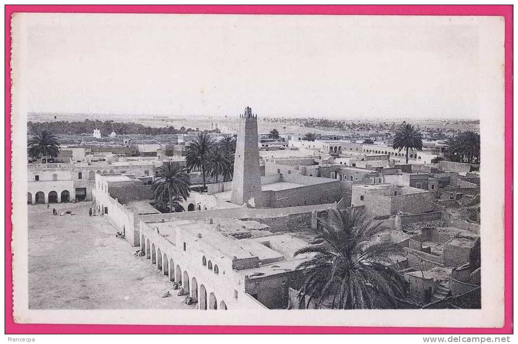 1915 - ALGERIE - OUARGLA -  Vue gènèrale, prise du Minaret arabe