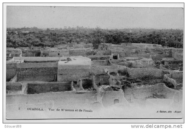 OUARGLA  VU E M'GOUSA ET DE L'OASIS