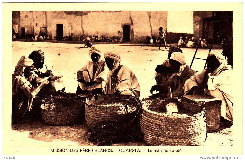 ALGERIE  OUARGLA    MARCHE AU BLE    unique