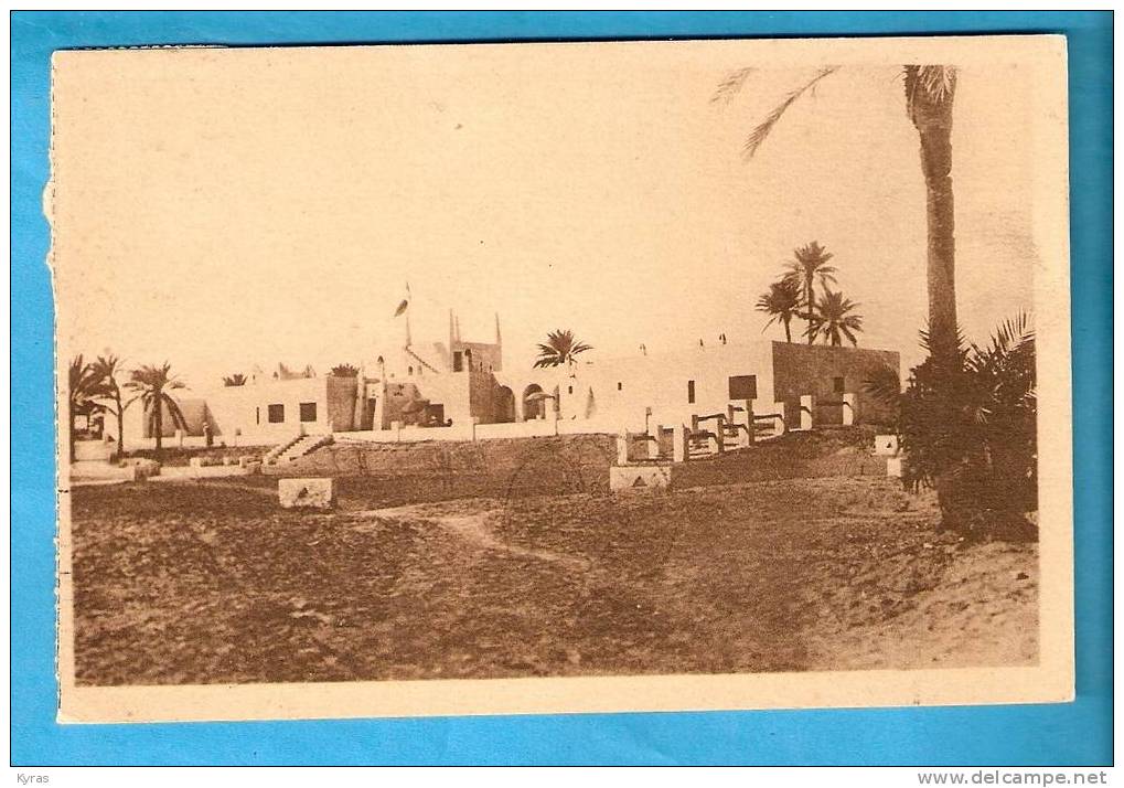 OUARGLA . HOTEL TRANSATLANTIQUE . VUE GENERALE