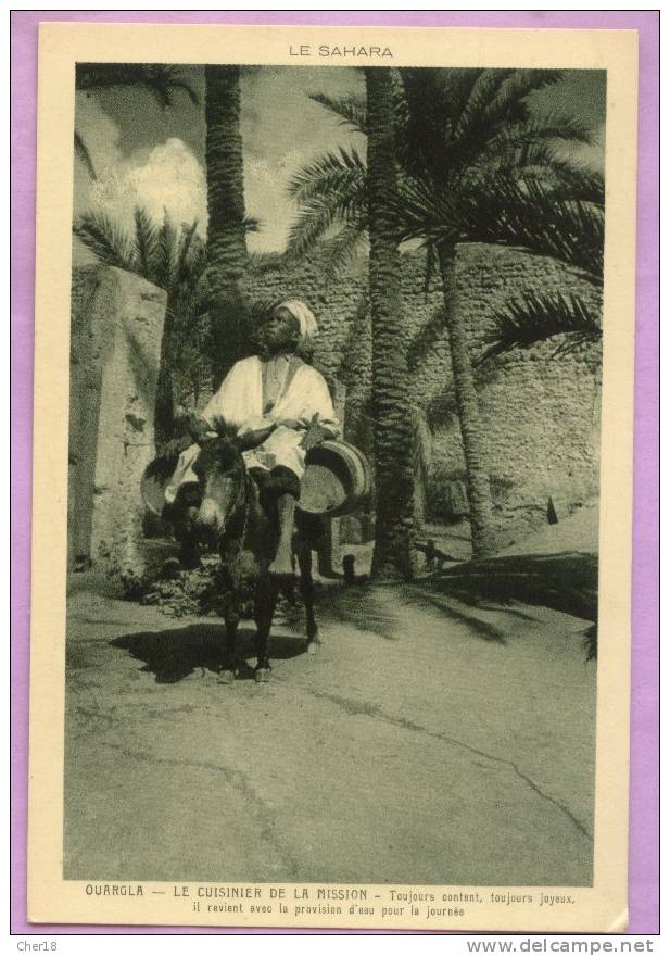 Le Sahara Ouargla le cuisinier de la mission