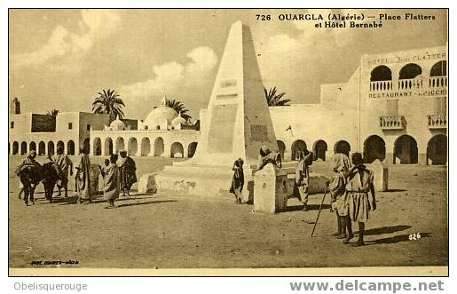 OUARGLA PLACE FLATTERS ET HOTEL BERNABE N ° 726 ANIMATION