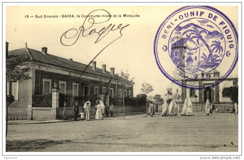 SAIDA    la Commune Mixte et la Mosquée