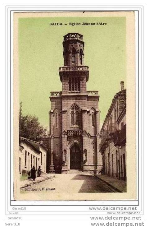 ( algérie ) SAIDA église jeanne d´arc