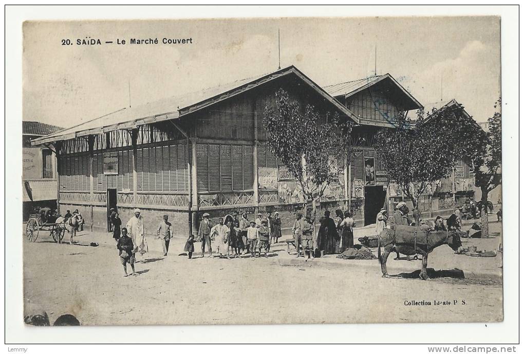ALGERIE - SAÎDA - LE MARCHÉ COUVERT -  BELLE ANIMATION