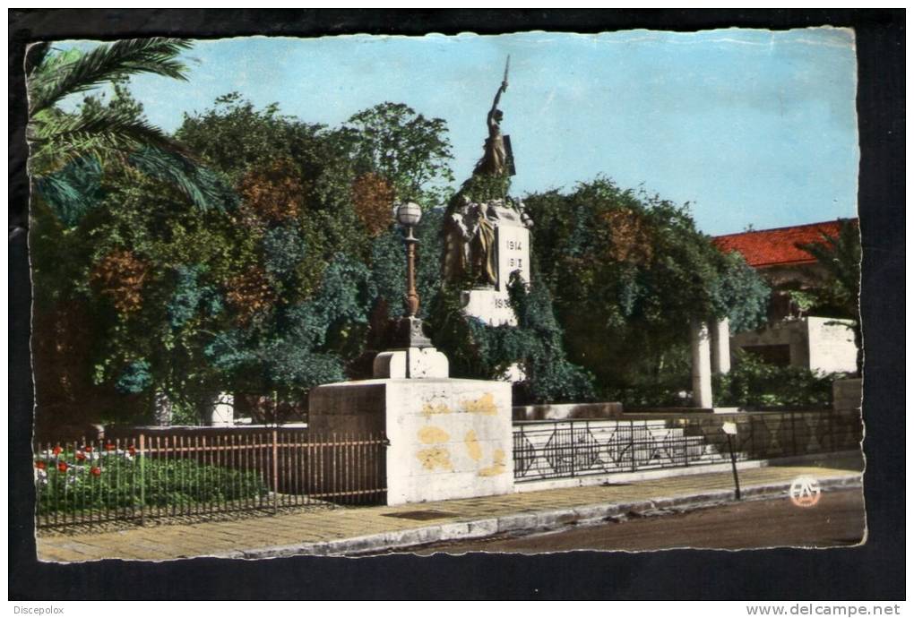 D2397 Algérie - Saïda (Oran) - Le Monument aux Morts de la Grande Guerre - ed. Alexandre Sirecky n. 30 / used mini card