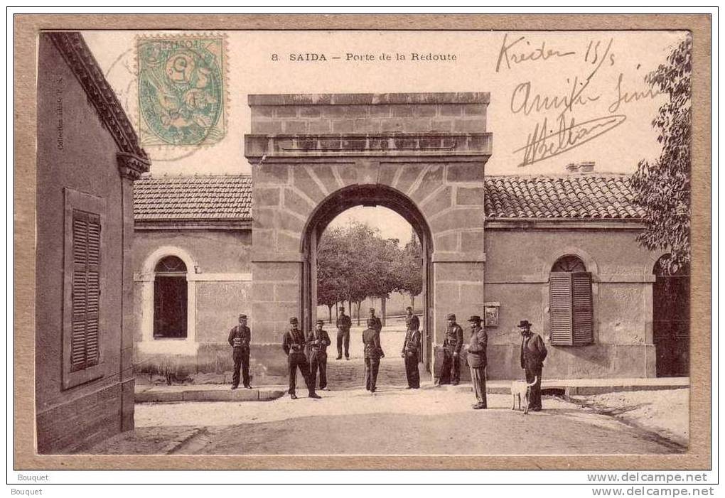 ALGERIE - SAIDA - MILITARIA - 8 - Porte de la Redoute - éditeur ?