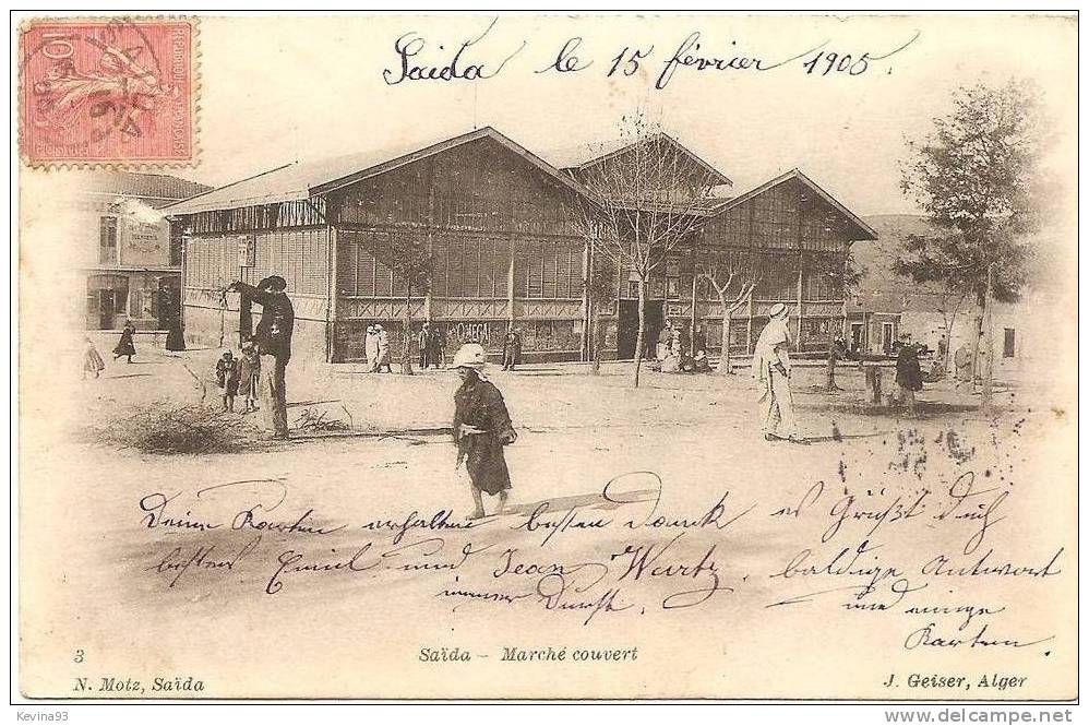 Saïda . Marché Couvert