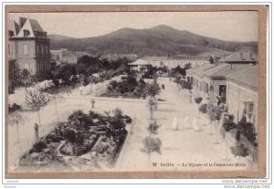 ALGERIE - SAÏDA - 23 - LE SQUARE DE LA COMMUNE MIXTE - éditeur GEISER
