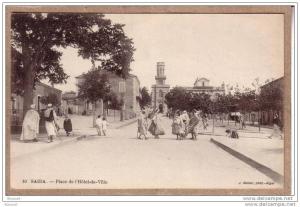 ALGERIE - SAÏDA - 10 - PPLACE DE L´HÔTEL DE VILLE - éditeur GEISER