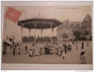Algerie Saida place de la mairie  animé ---