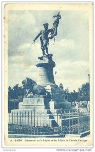 algerie saida /monument de la legion et des soldats de l armée d afrique