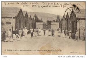 SAIDA SERVICE DES SUBSISTANCES COUR INTERIEUR DE LA MANUTENTION MILITAIRE