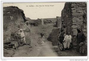 ALGERIE  -  SAIDA  -  UNE RUE DU VILLAGE NEGRE