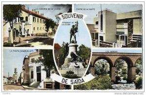 ALGERIE  -  SOUVENIR DE SAIDA  -  CPSM 1950/60