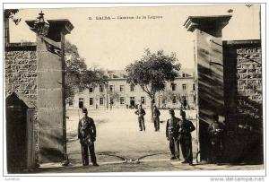 ALGERIE  -  SAIDA  -  CASERNE DE LA LEGION
