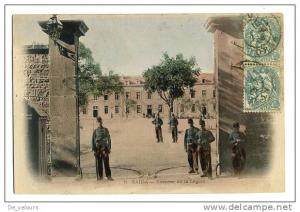 Algérie. Saida. Caserne de la Légion