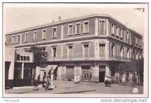 ALGERIE SAIDA L HOTEL D ORIENT STATION ESSENCE ESSO POMPE  editeur pauloin  pli coté droit