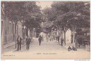 Saïda.- (Algérie)  Rue du 4 Septembre   - (belle animation)