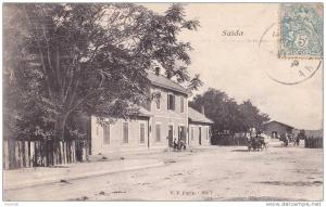 Saïda.- (Algérie)  La Gare   - (belle animation)