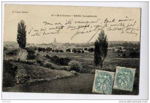 cpa SAIDA vue generale population a la pose sur le talus - 14 ed pascal