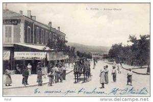 SAIDA - avenue charle cafe du centre - attelage    (19437)