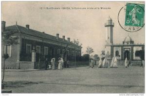 ALGÉRIE - SAÏDA - La Commune mixte et la Mosquée