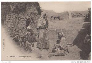 CPA ALGERIE SAÏDA Le Village Nègre Femmes