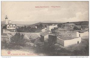 CPA ALGERIE Oranie SAIDA Village Boudia