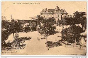 SAIDA . LA PROMENADE ET LA PLACE