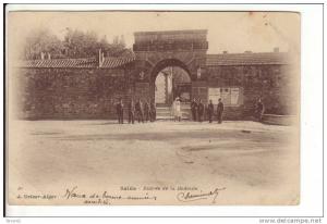 CPA précurseur de Saïda (Algérie) Entrée de la Redoute