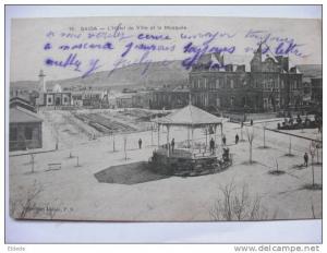 Saida 19 Hotel de Ville et la Mosquée  Kiosque a musique