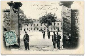 AFRIQUE - ALGERIE - SAIDA - MILITAIRE - CASERNE de la LEGION ETRANGERE