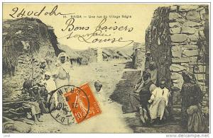 (SCAN.4450)  -  SAIDA -UNE RUE DU VILLAGE NEGRE -