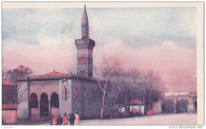 SETIF - La mosquée et la porte d'Alger - carte couleur