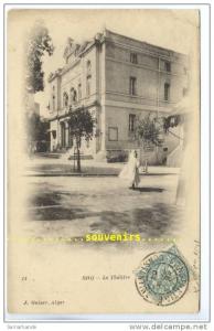 CPA  ALGERIE  SETIF , le Théatre , Geiser  , 1904