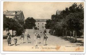 Sétif - Caserne des chasseurs - Algérie - Militaires