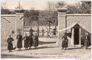 -CPA - SETIF - Porte de la caserne des Zouaves - 712