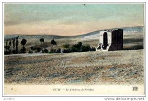 ALGERIE  SETIF  LE TOMBEAU DE SCIPION