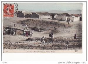 Algérie - Sétif , Vue générale du village nègre