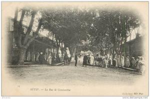 CPA ALGERIE  Sétif, rue de Constantine