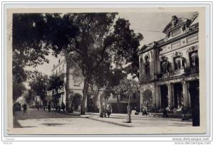 SETIF  RUE SILLEGUE ET LE THEATRE  CPA CIRCULEE
