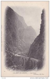 cp , ALGÉRIE , KERRATA , Les Gorges de Chabet-el-Ahkra