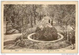 Fev13 259  Sétif  -  Grande Allée  -  Status d'Aeïs  -  Jardin d´Orélans