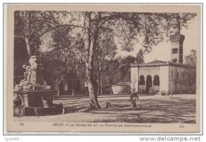 81 SETIF  LA MOSQUEE ET LA FONTAINE